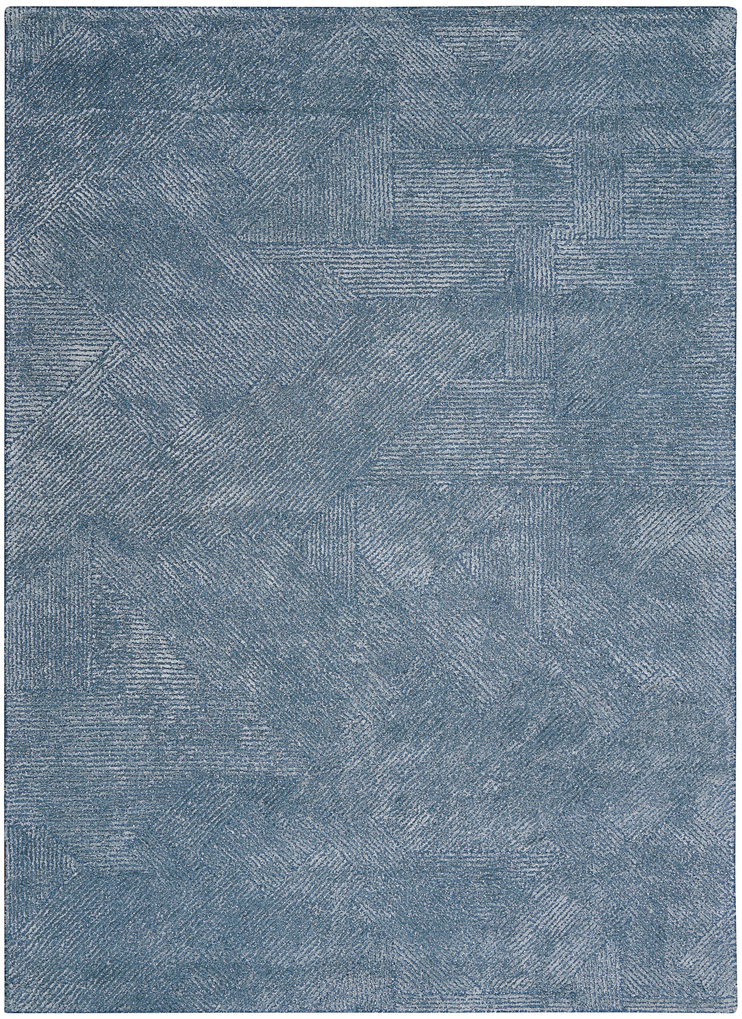 Michael Amini Ma30 Star SMR01 Blue Contemporary Hand Tufted Rug
