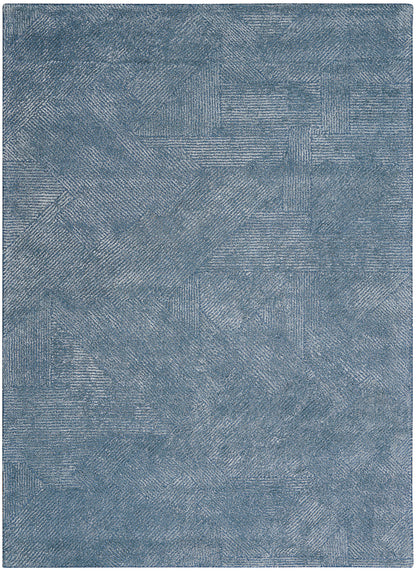Michael Amini Ma30 Star SMR01 Blue Contemporary Hand Tufted Rug