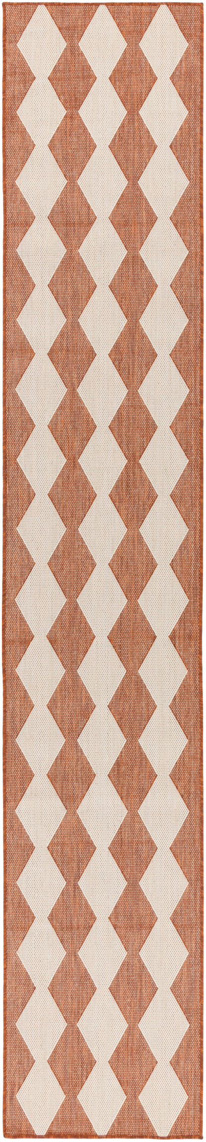 Nourison Home Positano POS04 Terracotta Contemporary Power-loomed Rug