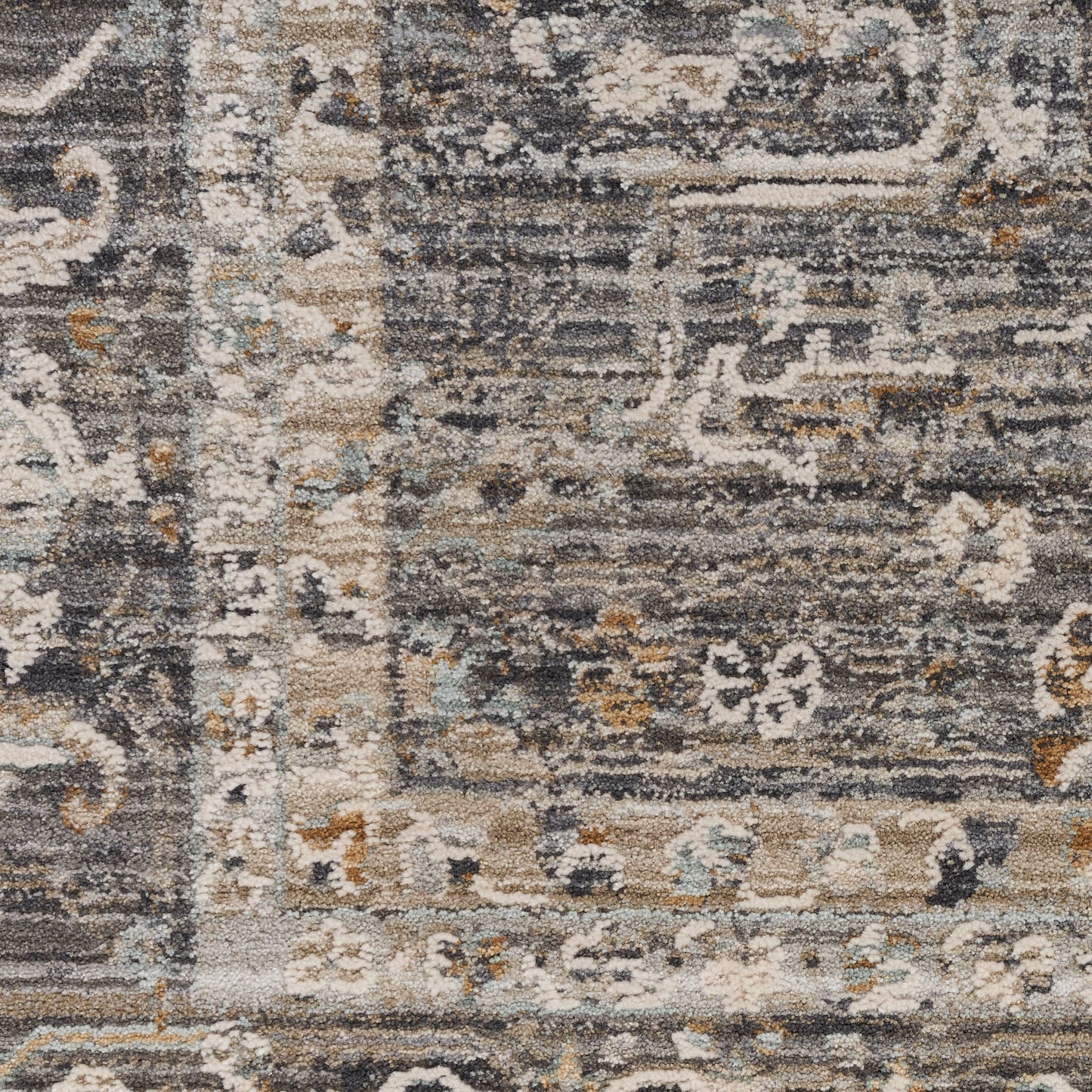 Nourison Home Lynx  Slate Multicolor  Transitional