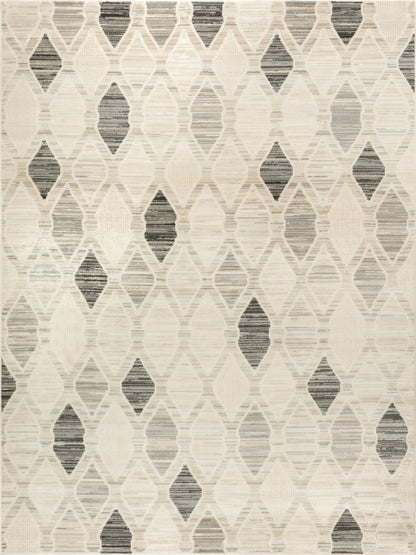 Nourison Home Serenity Home SRH08 Beige Grey Contemporary Loom-woven Rug