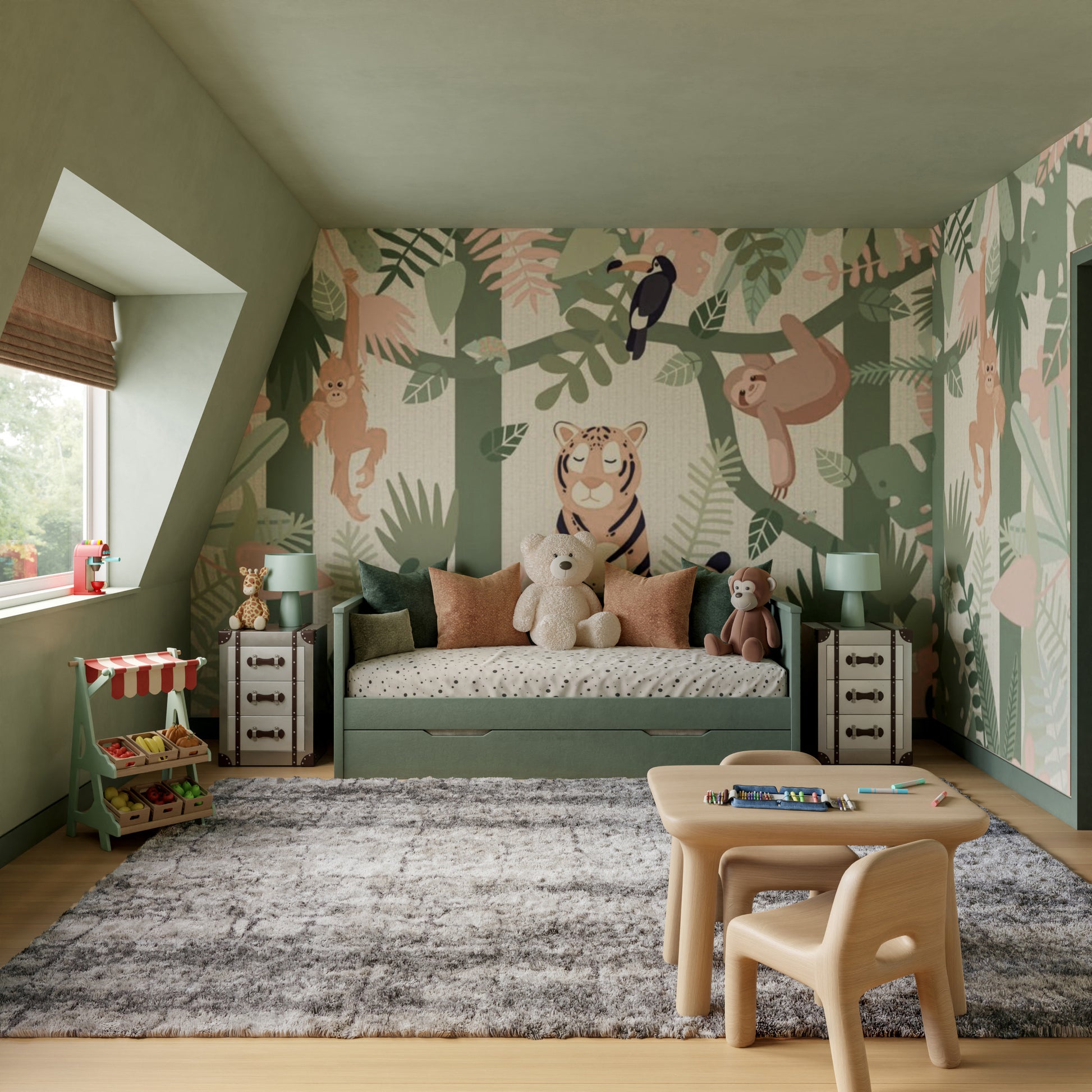 Nourison Home Dreamy Shag  Ivory Charcoal  Contemporary