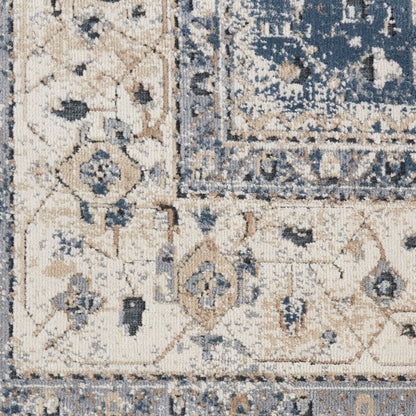 Nourison Home Malta  Beige Blue  Traditional