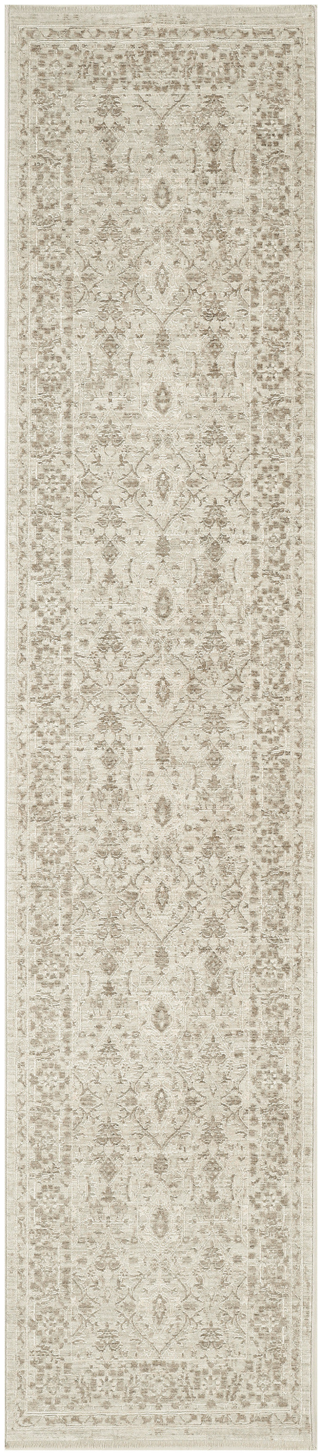 Nourison Home Shadows SHW05 Ivory Grey Traditional Loom-woven Rug
