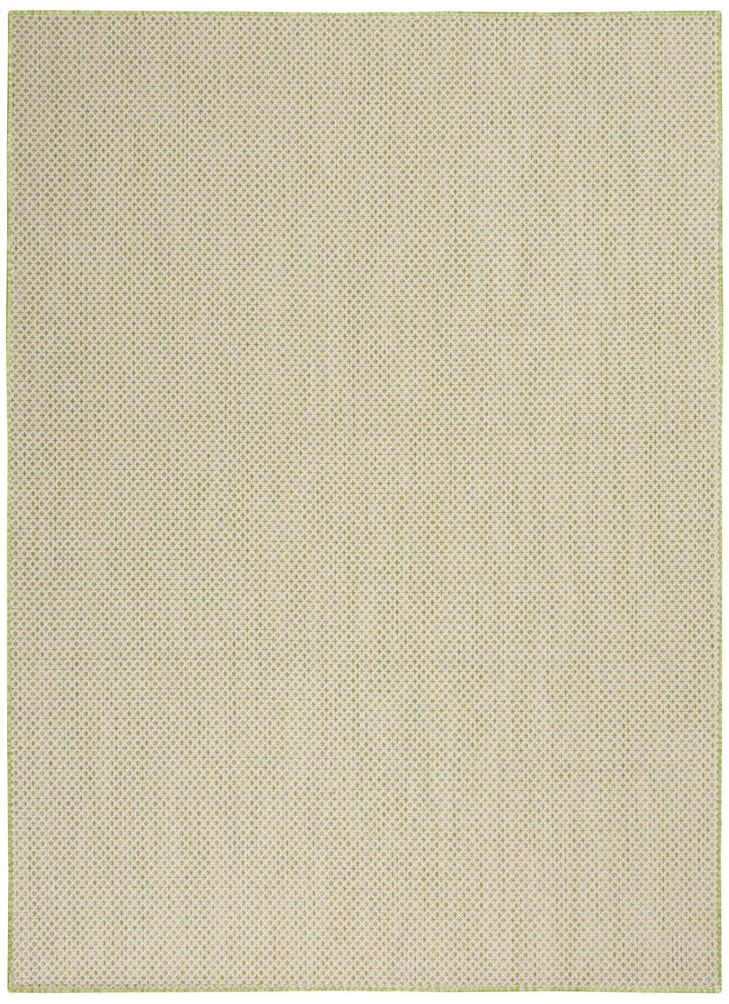 Nourison Home Courtyard COU01 Ivory Green Contemporary Power-loomed Rug