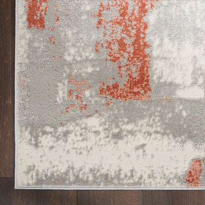 Nourison Home Elation  Grey Brick  Contemporary