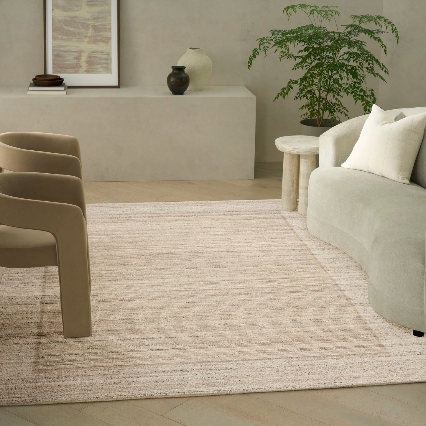 Calvin Klein CK082 Ridge  Beige Ivory  Contemporary
