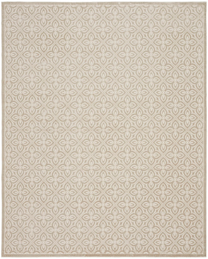 Nourison Home Washable Charm  Silver Ivory  Contemporary