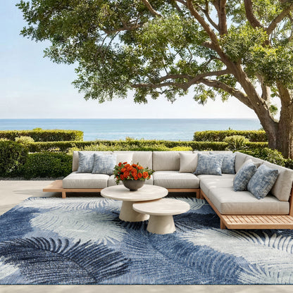 Nourison Home Suncoast  Denim  Contemporary