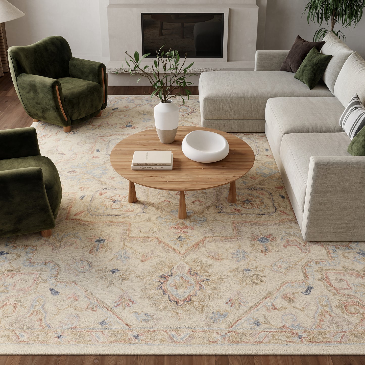 Nourison Home Maison  Ivory  Traditional