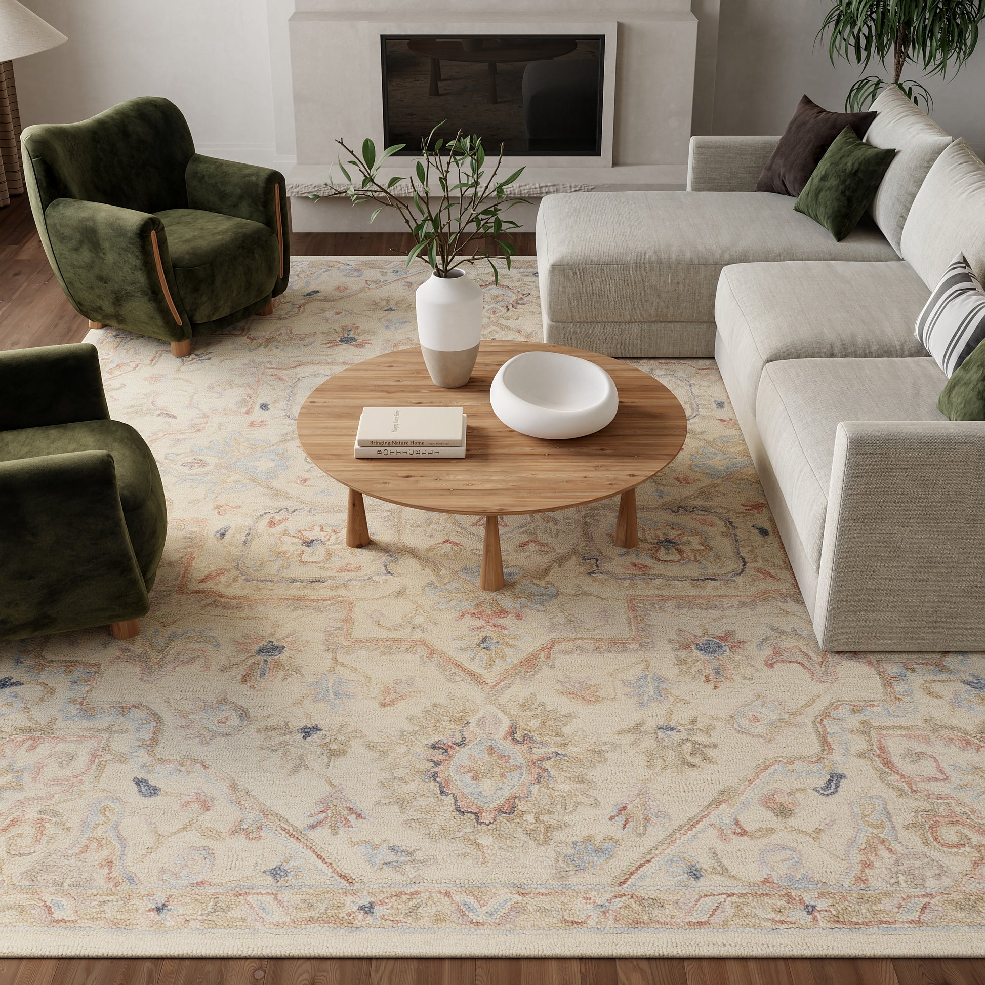 Nourison Home Maison  Ivory  Traditional