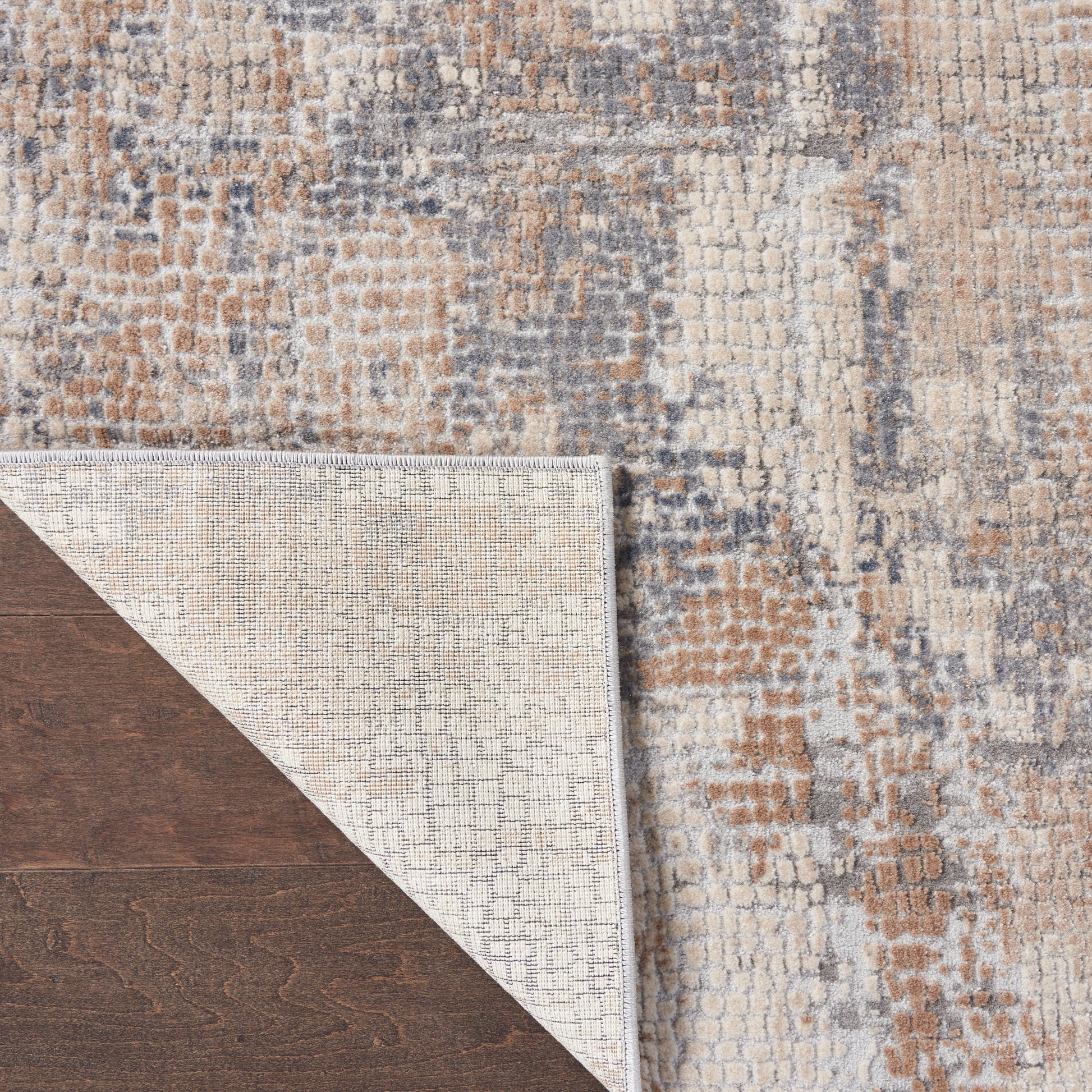 Nourison Home Rustic Textures  Beige Grey  Contemporary