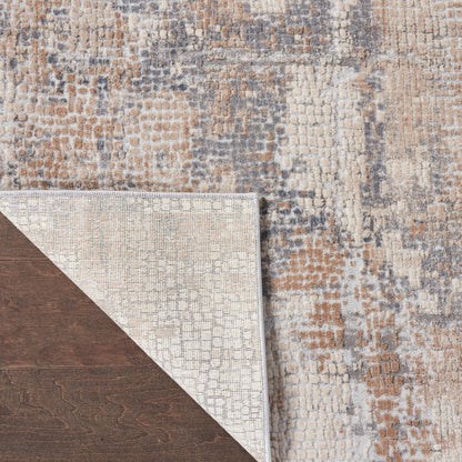 Nourison Home Rustic Textures  Beige Grey  Contemporary