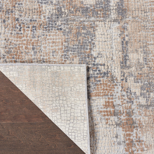 Nourison Home Rustic Textures  Beige Grey  Contemporary