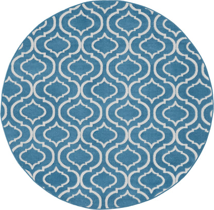 Nourison Home Jubilant JUB19 Blue Transitional Power-loomed Rug
