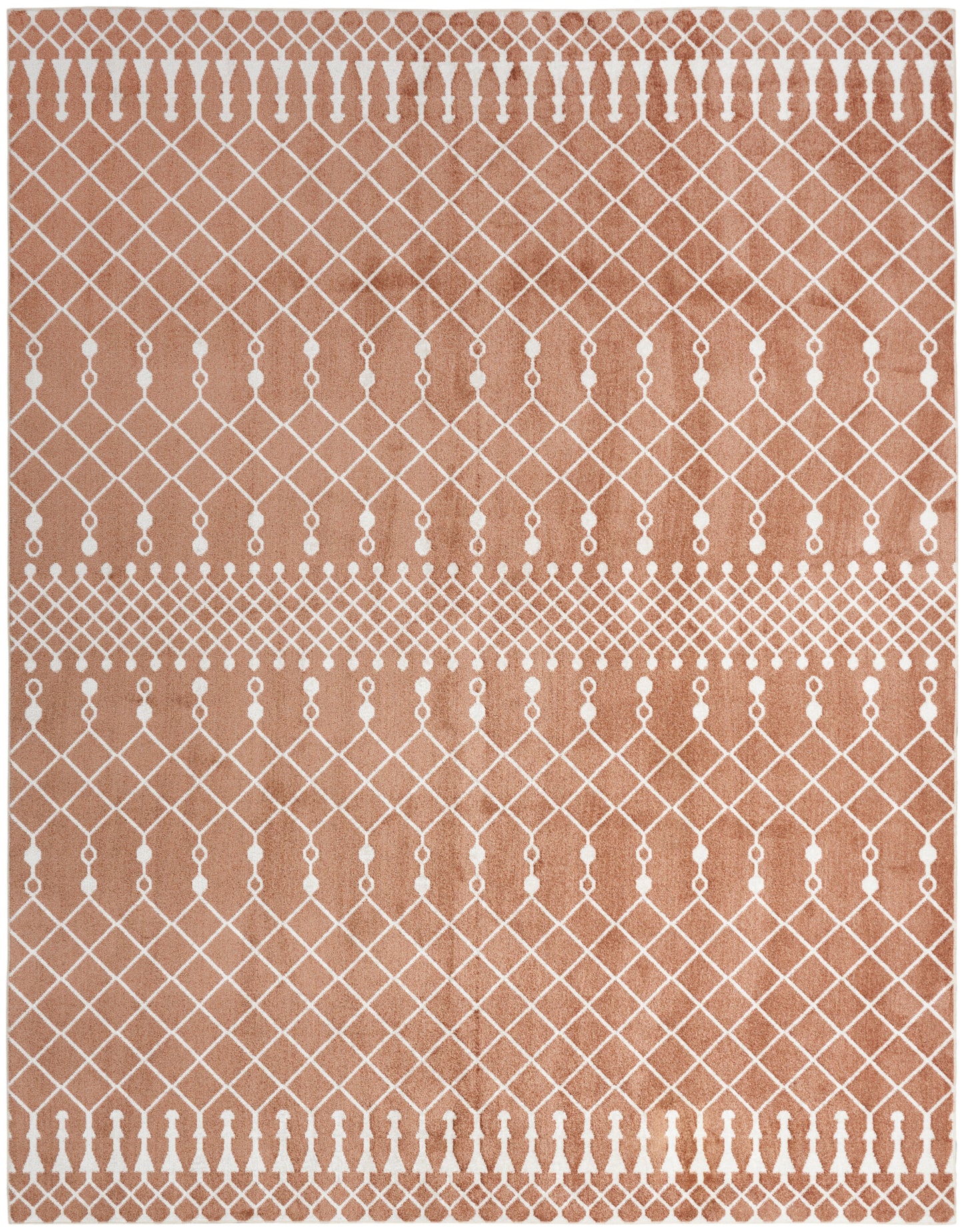 Nourison Home Astra Machine Washable ASW10 Copper Transitional Power-loomed Rug