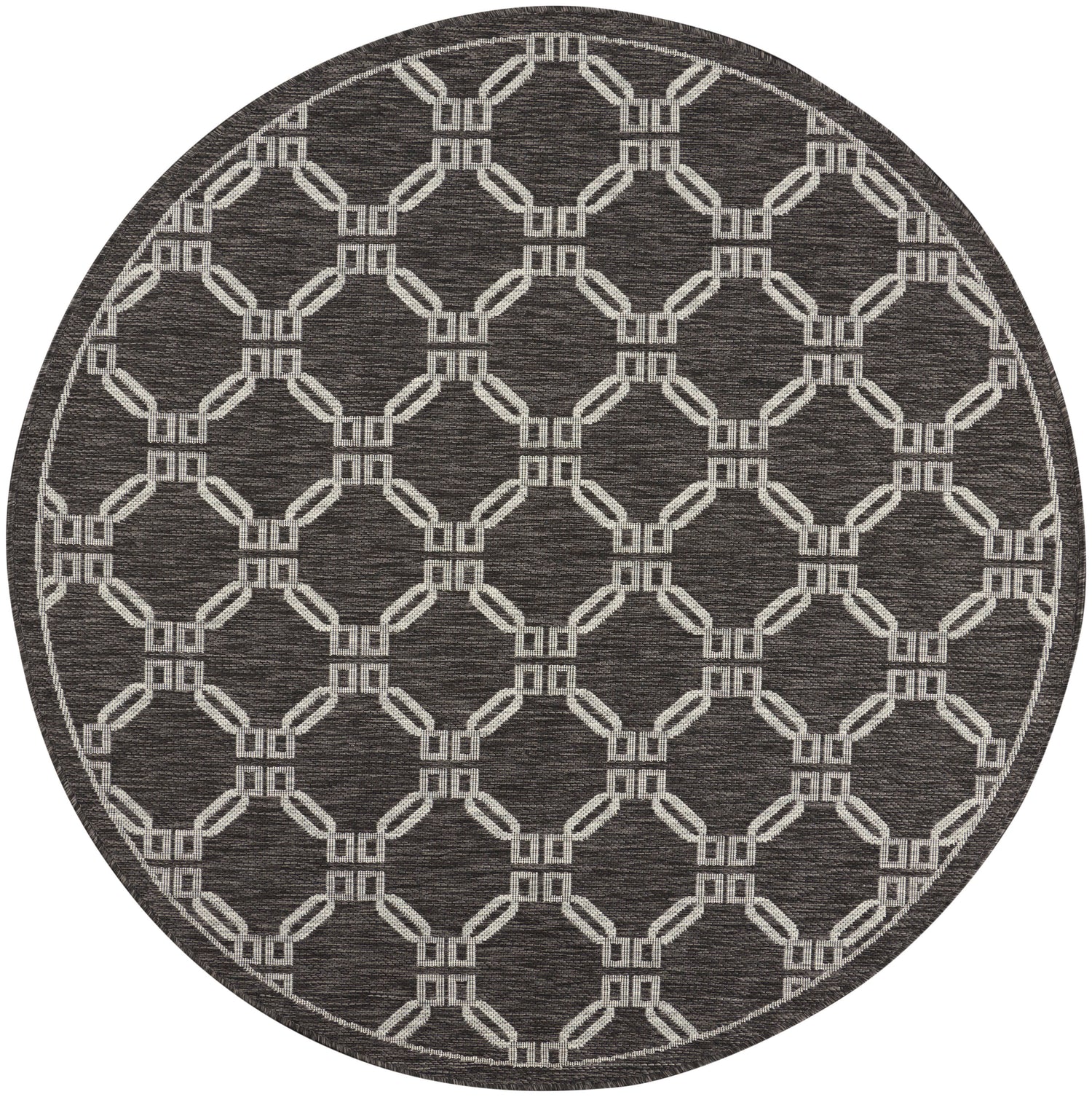 Nourison Home Country Side  Charcoal  Transitional