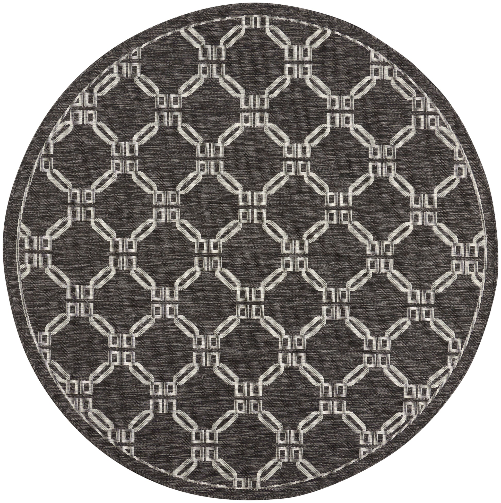 Nourison Home Country Side  Charcoal  Transitional