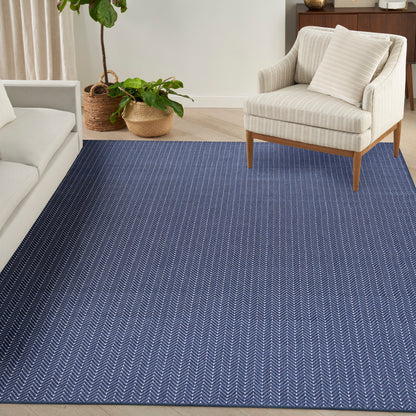 Nourison Home Horizon Indoor/Outdoor  Navy  Contemporary