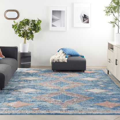 Nourison Home Quarry  Blue  Contemporary