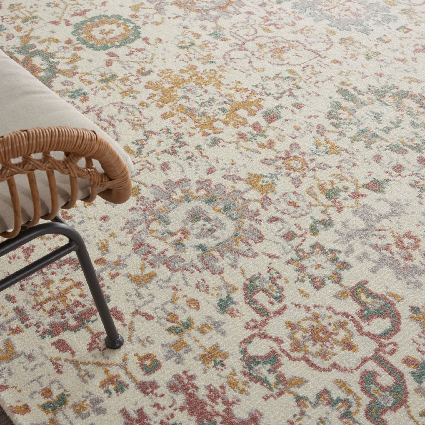 Nourison Home Twilight  Ivory Multi  Transitional