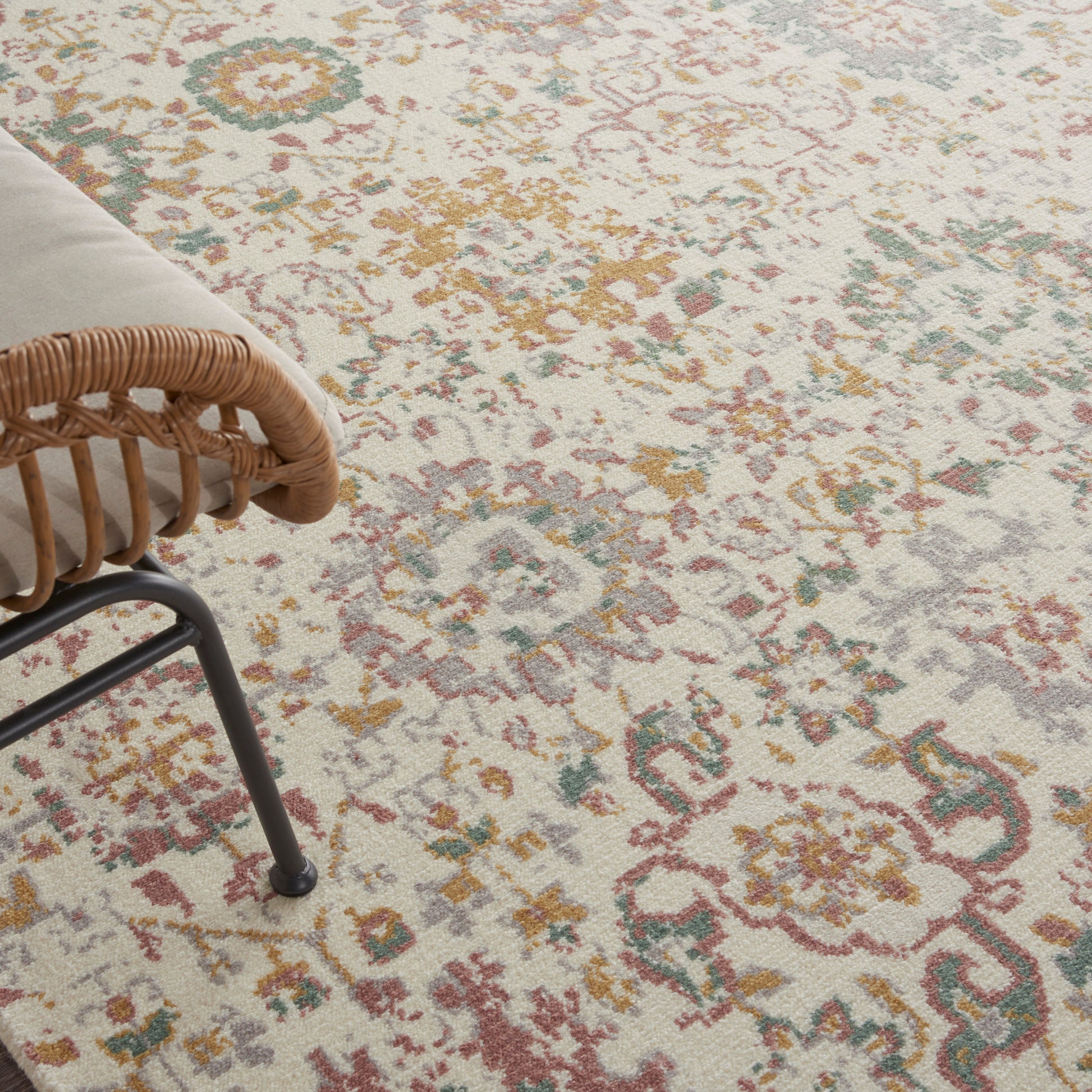 Nourison Home Twilight  Ivory Multi  Transitional