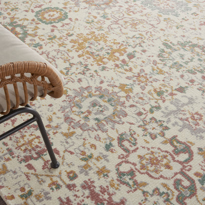 Nourison Home Twilight  Ivory Multi  Transitional