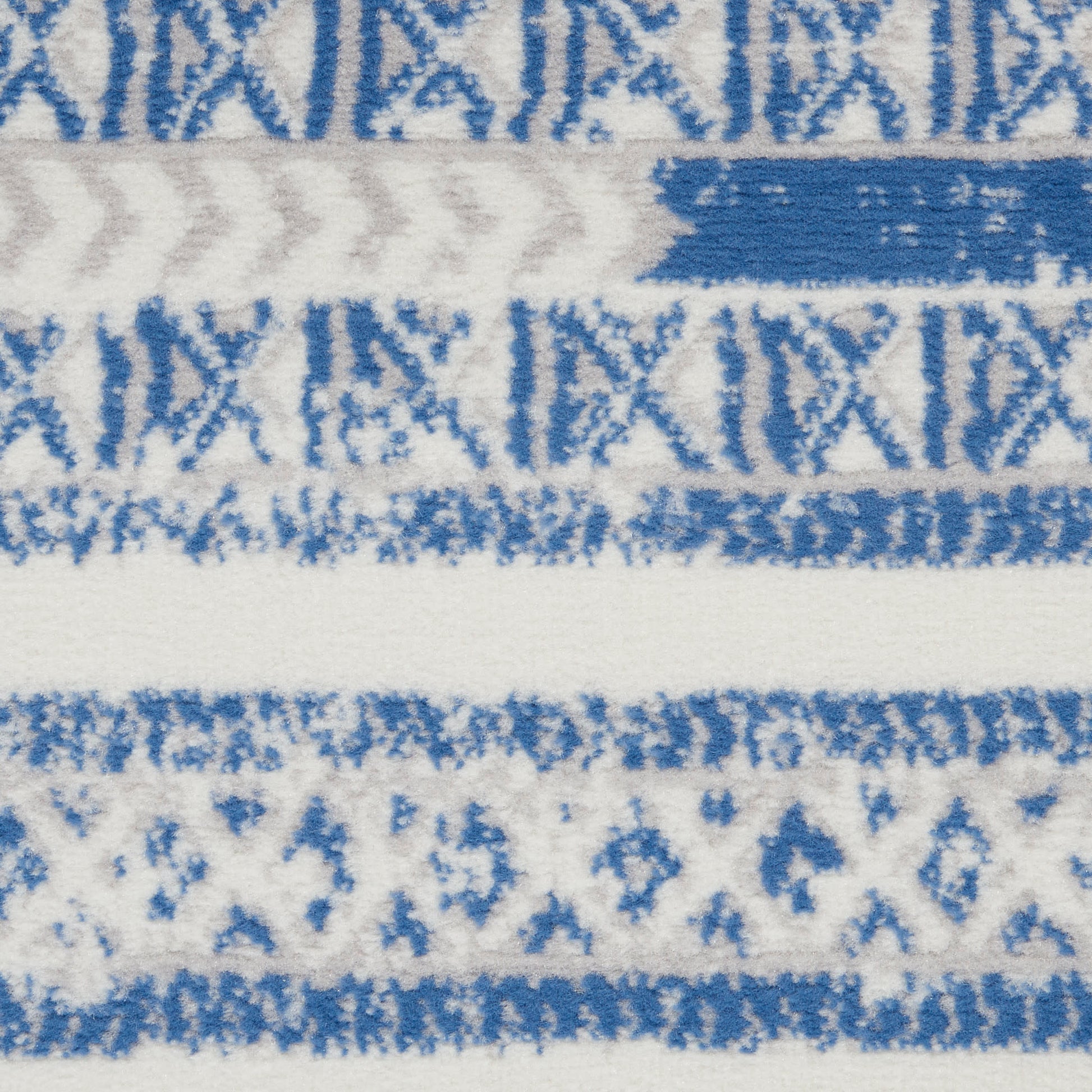 Nourison Home Whimsicle  Ivory Blue  Transitional