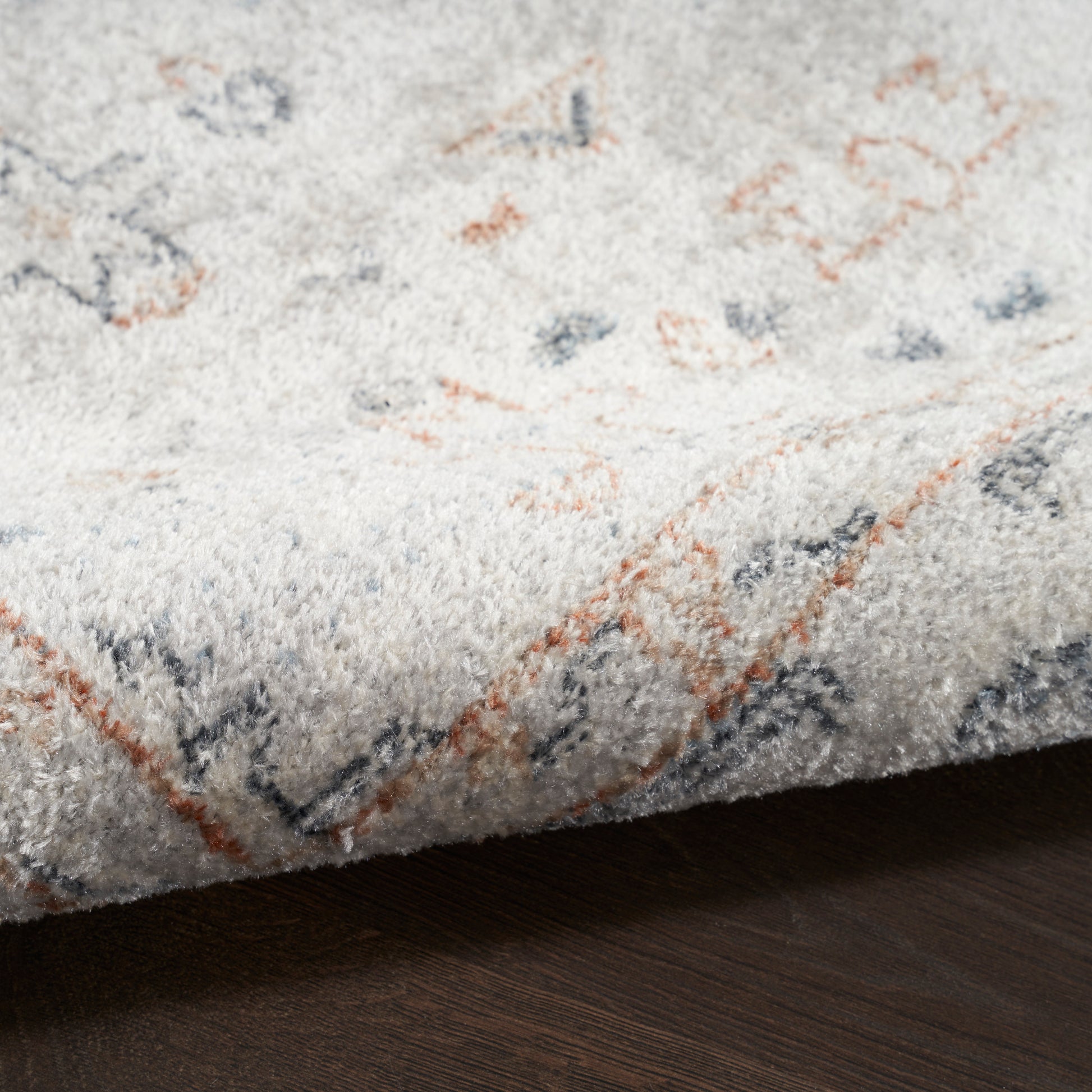 Nourison Home Astra Machine Washable  Light Blue  Traditional