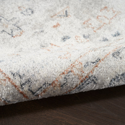 Nourison Home Astra Machine Washable  Light Blue  Traditional