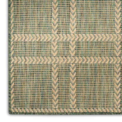 Nourison Home Horizon Indoor/Outdoor  Green  Contemporary