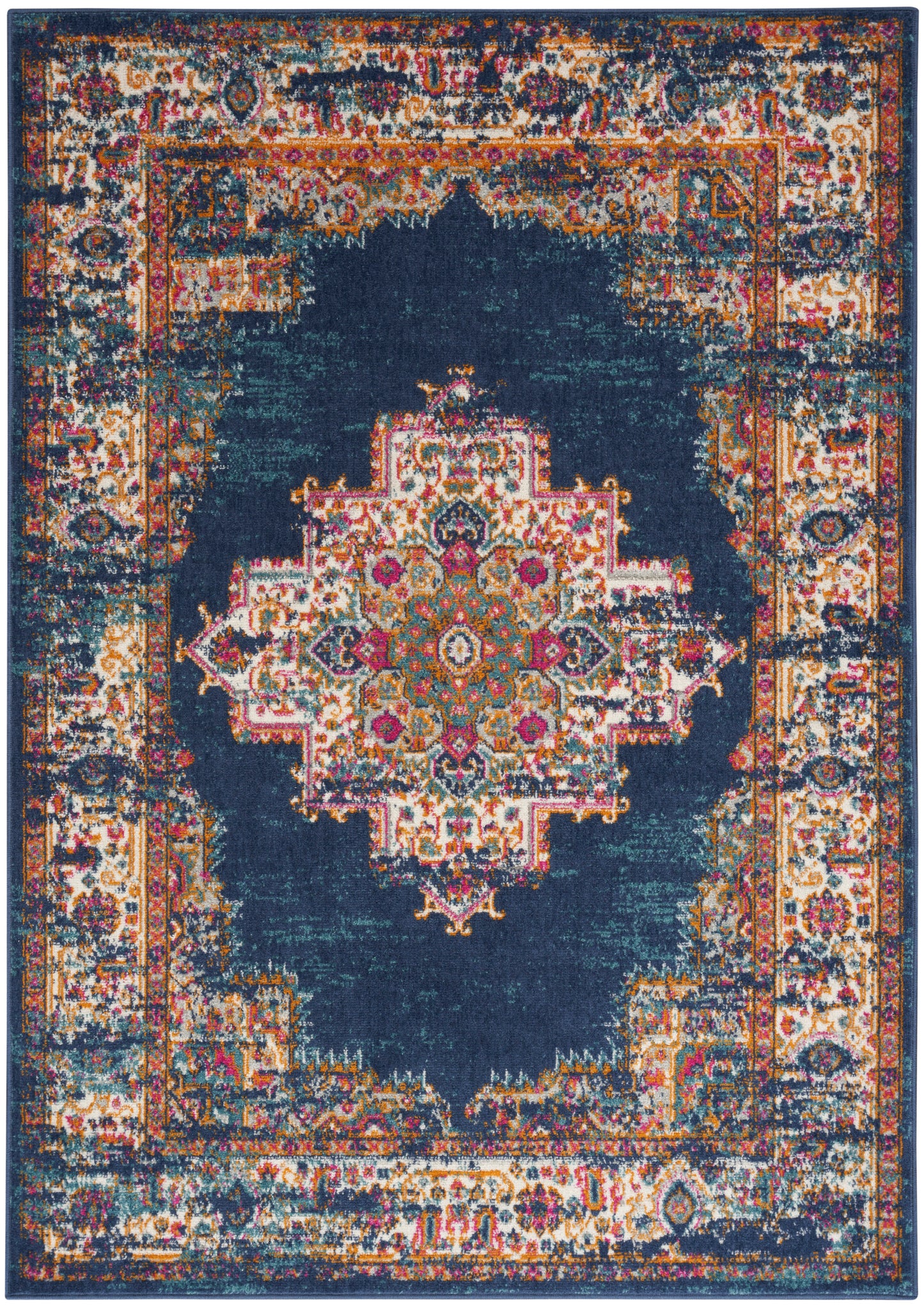 Nourison Home Passion PSN03 Navy Transitional Power-loomed Rugs