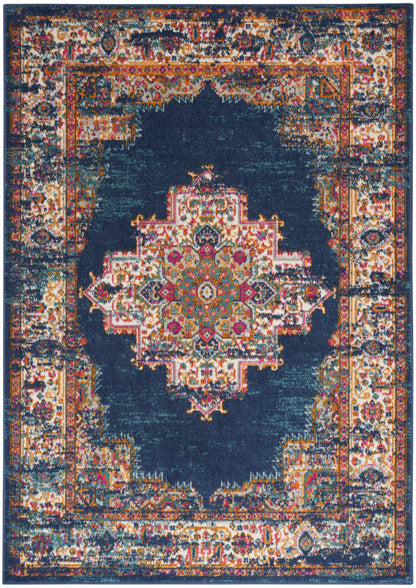 Nourison Home Passion PSN03 Navy Transitional Power-loomed Rugs