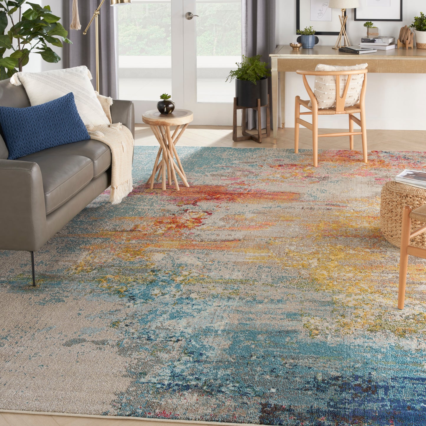 Nourison Home Celestial  Sealife  Contemporary
