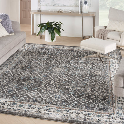 Nourison Home American Manor  Grey Ivory  Traditional