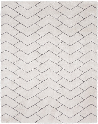 Nourison Home Dreamy Shag  Ivory Grey  Contemporary