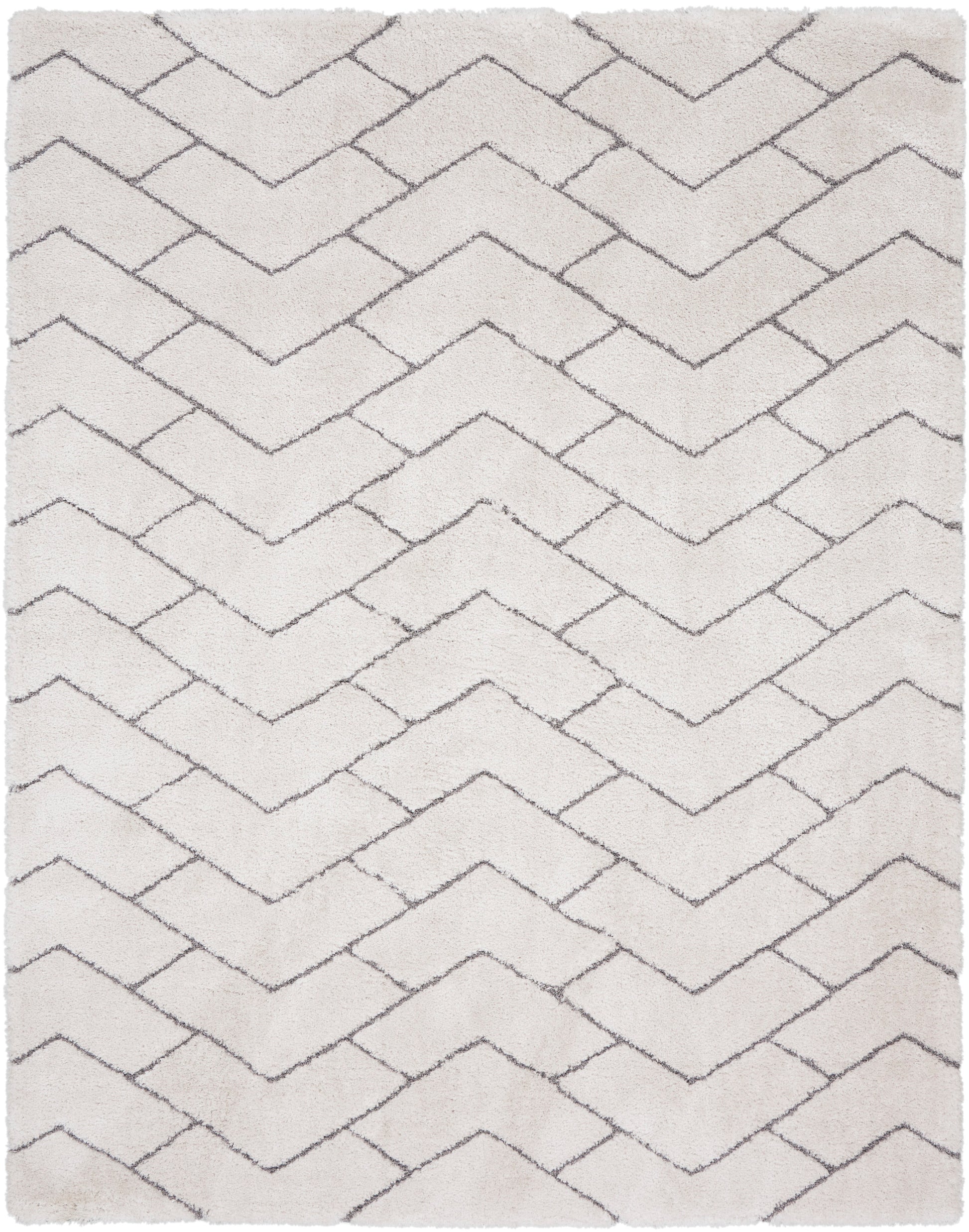 Nourison Home Dreamy Shag  Ivory Grey  Contemporary