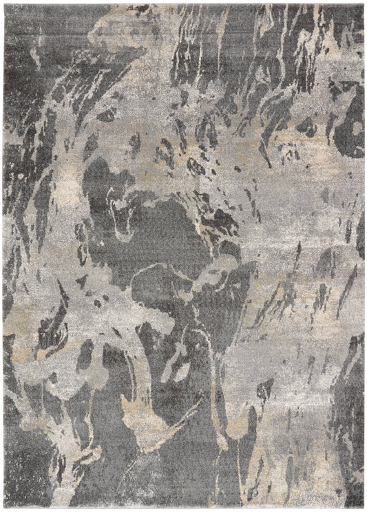 Nourison Home Fusion  Beige Grey  Contemporary