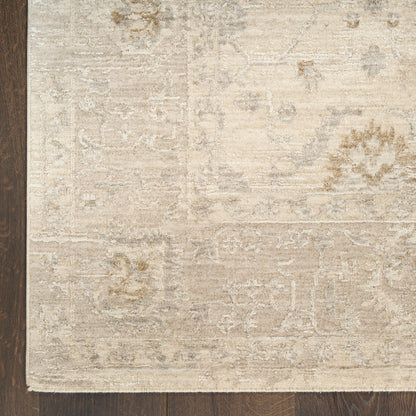 Nourison Home Moonlit  Ivory Grey  Traditional