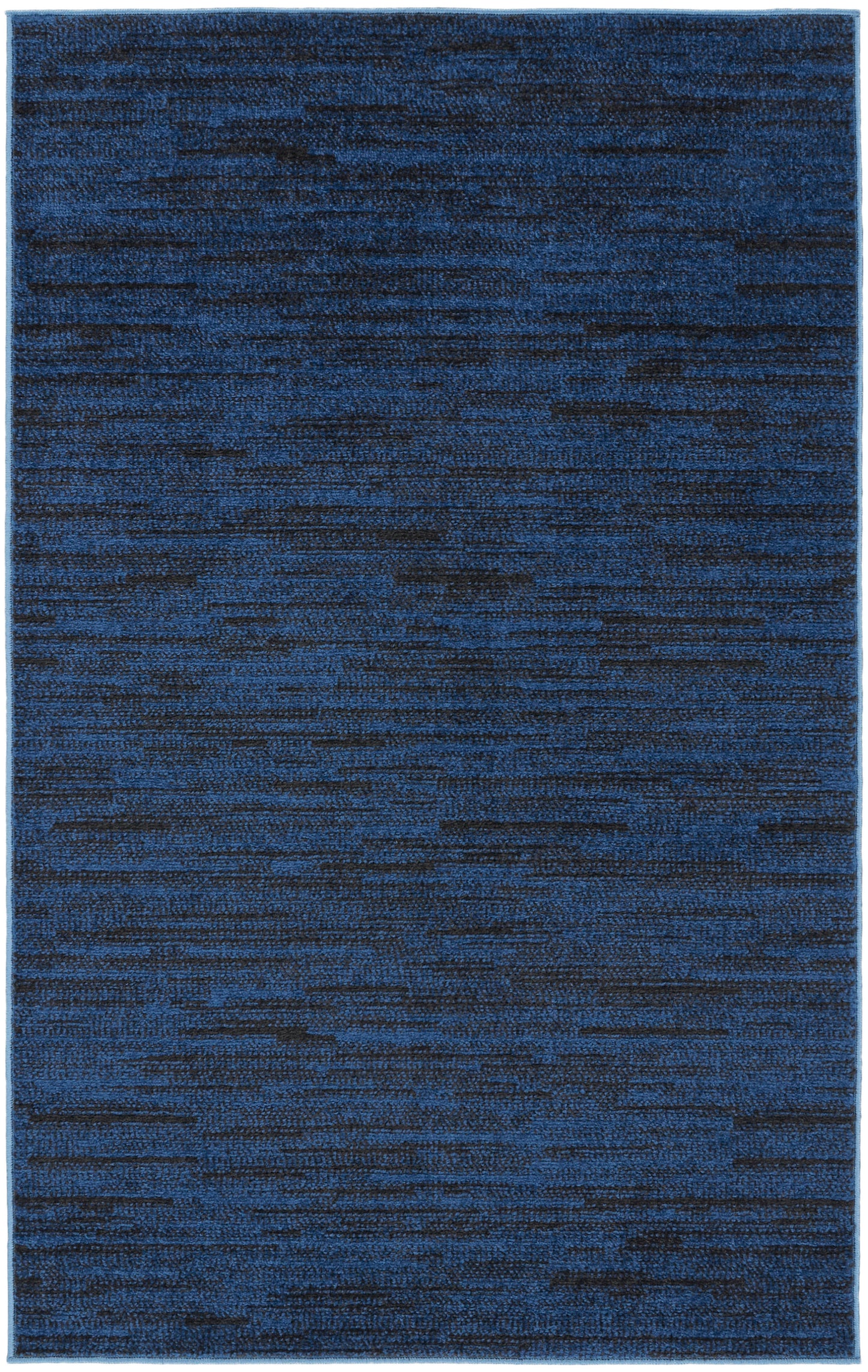 Nourison Home Nourison Essentials NRE01 Midnight Blue Contemporary Power-loomed Rug