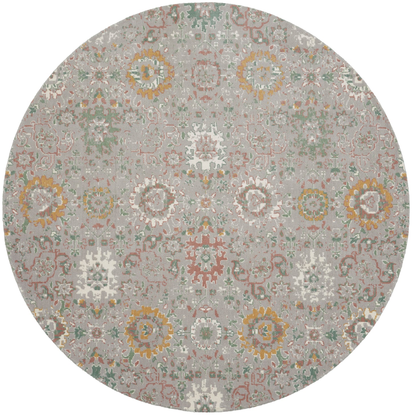 Nourison Home Twilight TWI13 Grey Multicolor Transitional Power-loomed Rug