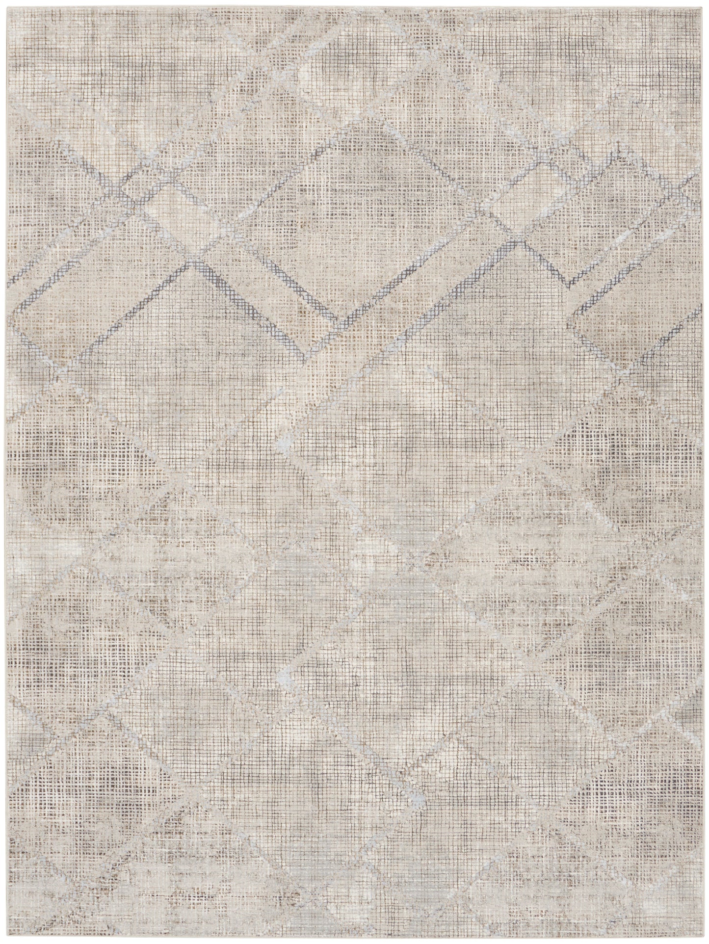 Nourison Home Sparkle ILI03 Grey Contemporary Power-loomed Rug
