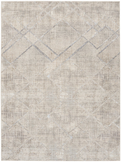 Nourison Home Sparkle ILI03 Grey Contemporary Power-loomed Rug