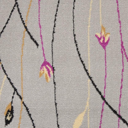 Nourison Home Grafix  Grey  Contemporary