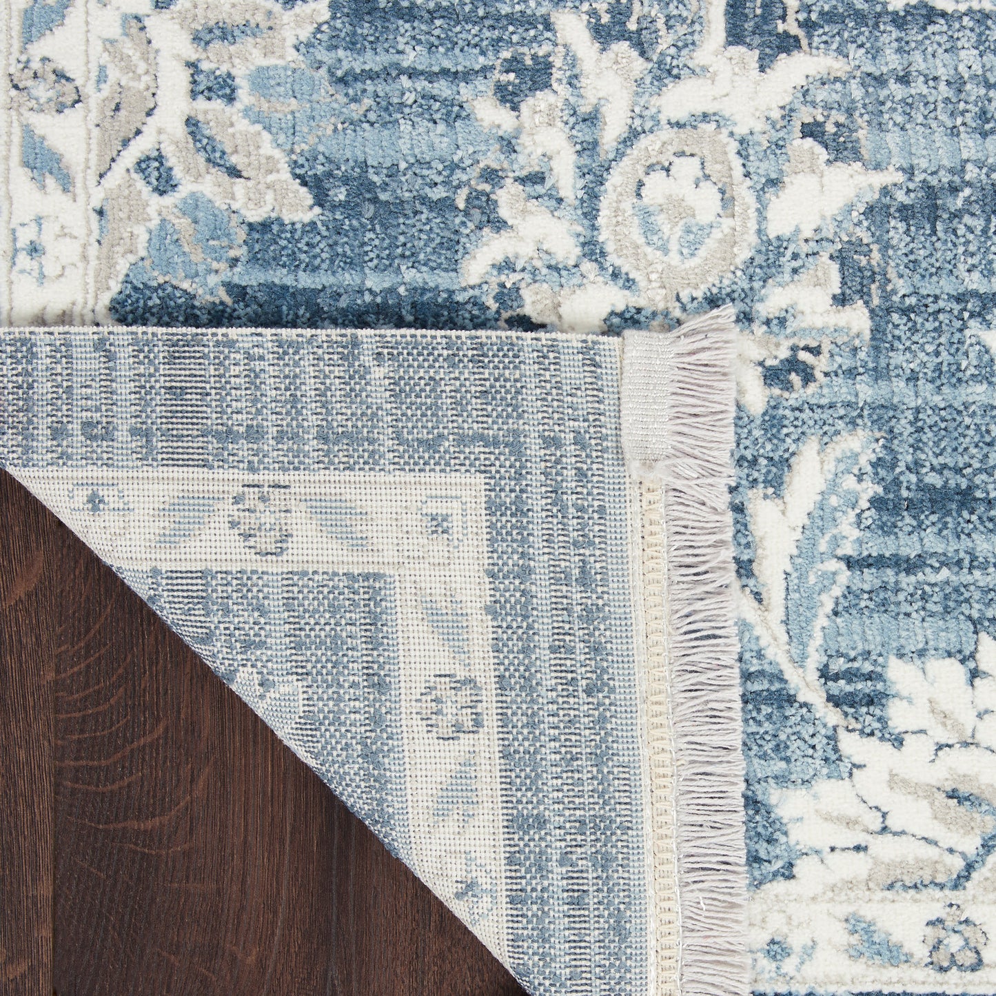 Nourison Home Lennox  Blue Ivory  Transitional