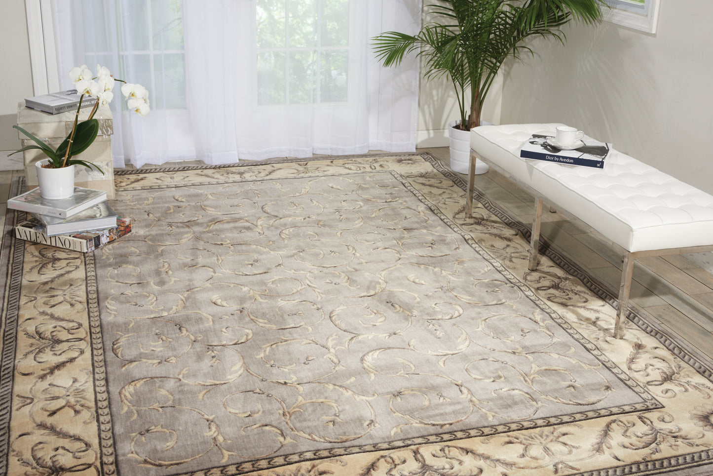 Nourison Home Somerset  Silver  Traditional