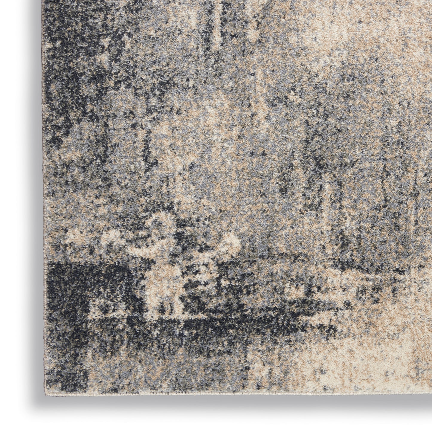 Nourison Home Moroccan Celebration  Blue Beige  Contemporary