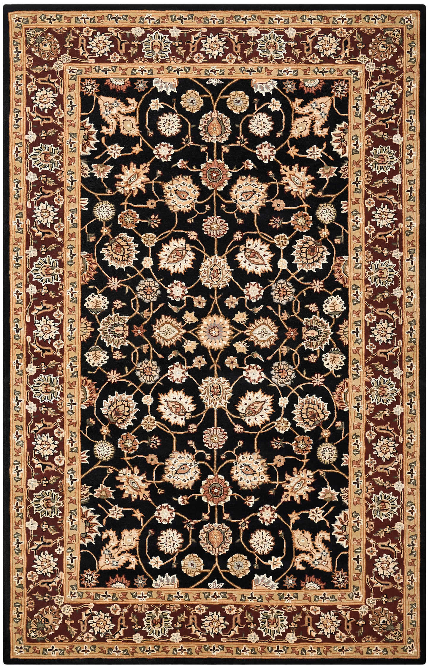 Nourison Home Nourison 2000 2017 Black Traditional Tufted Rug