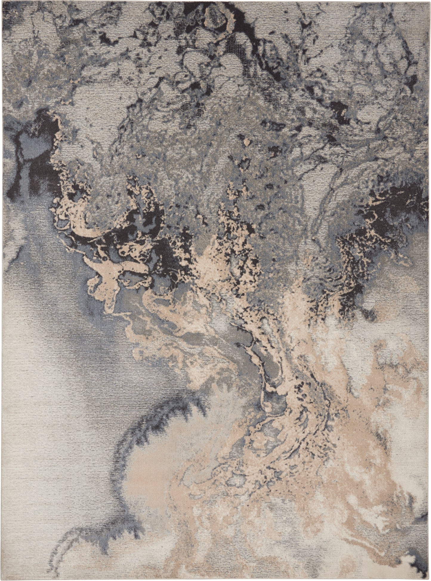 Nourison Home Maxell MAE08 Grey Contemporary Power-loomed Rugs