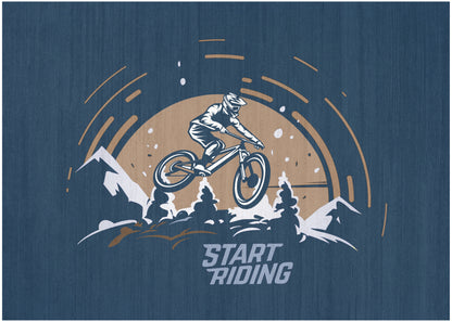 Nourison Home Imagination IMA23 Blue Contemporary Machine Printed Rug